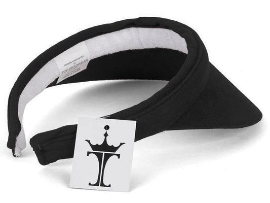 Top Headwear Mens Womens Sun Protection Sports Cotton Twill Clip On Golf Tennis Visor